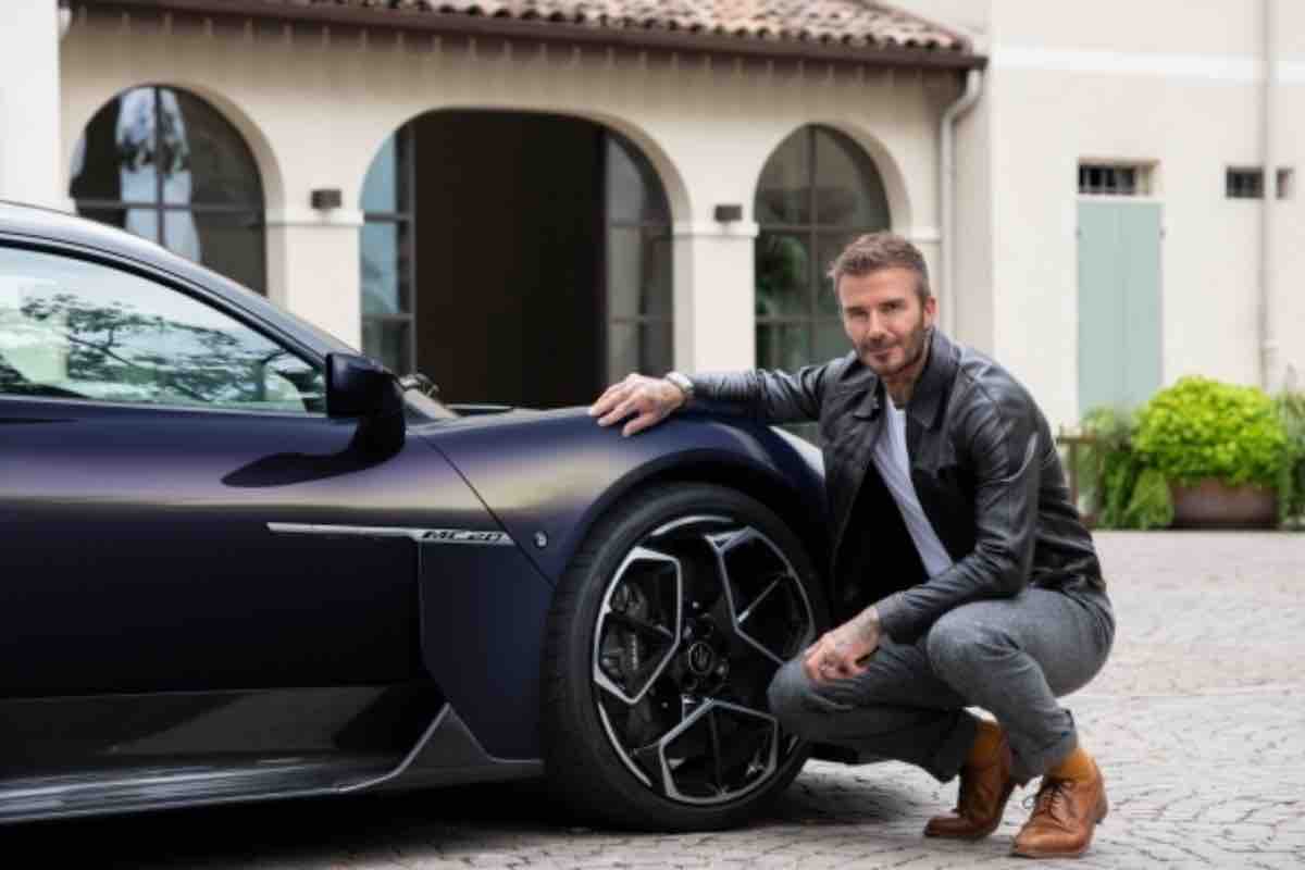 Maserati, la nuova collezione con Beckham 