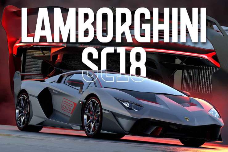 La risposta è una Lamborghini SC18
