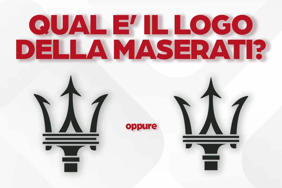 Test Maserati, qual è il vero logo?