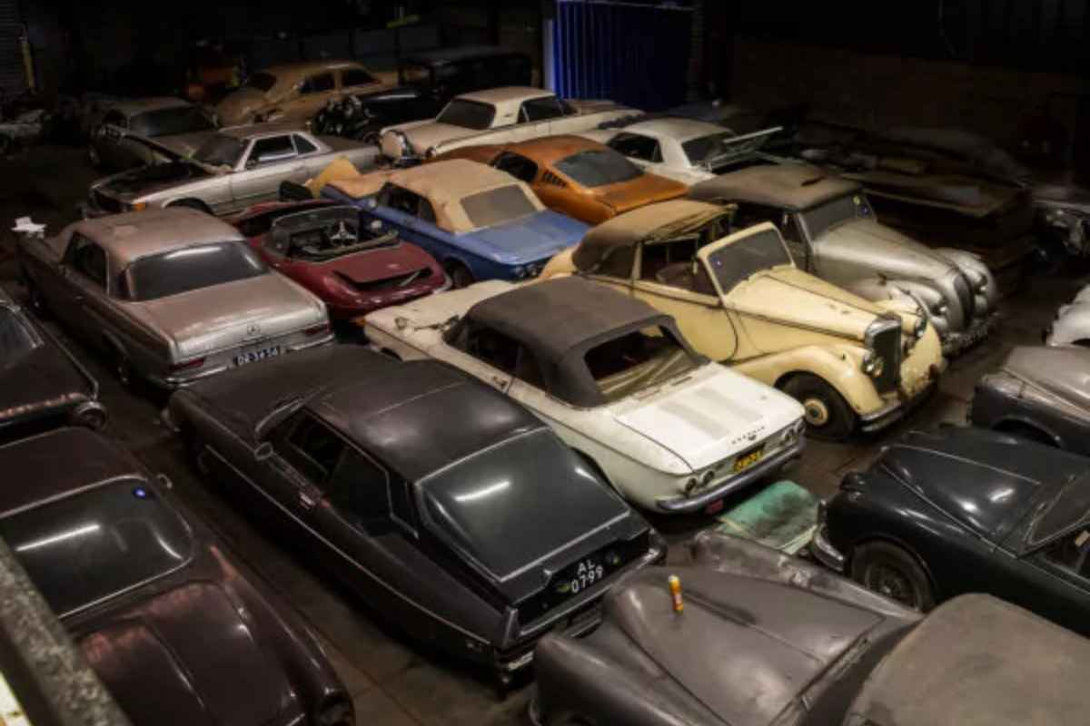 Auto d'epoca ritrovate in Olanda