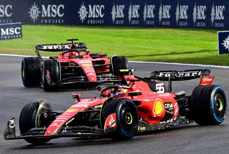 Sainz e Leclerc in pista