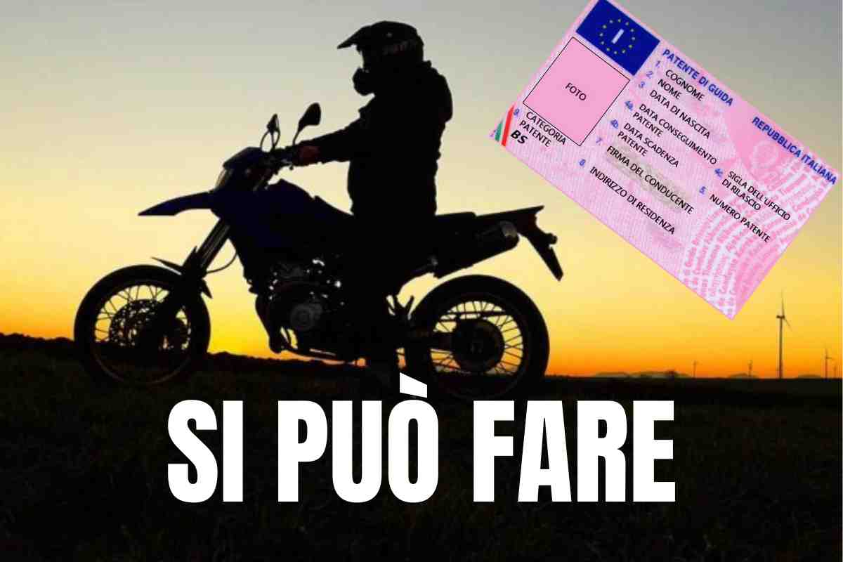 Moto con patente