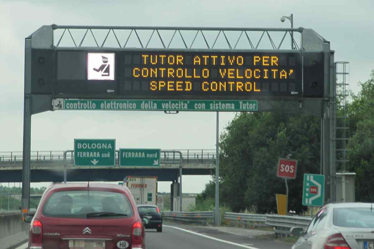 Come funziona il tutor in autostrada
