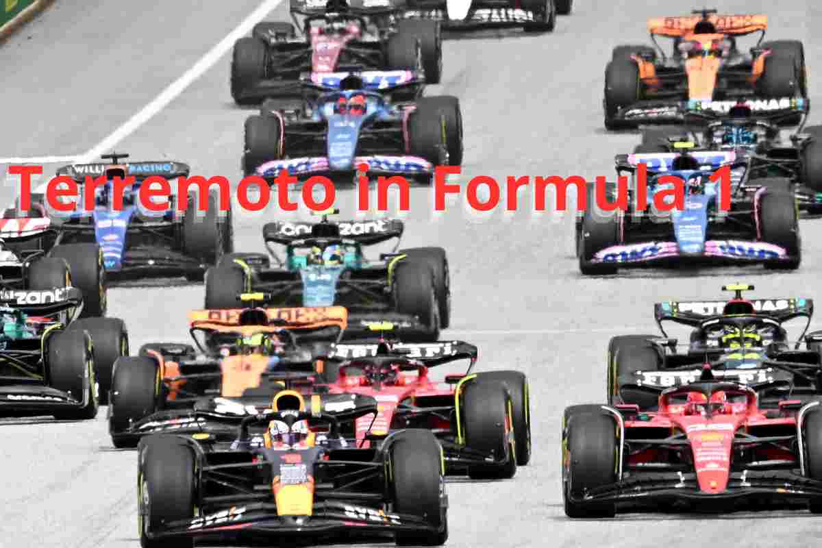 F1, terremoto in vista