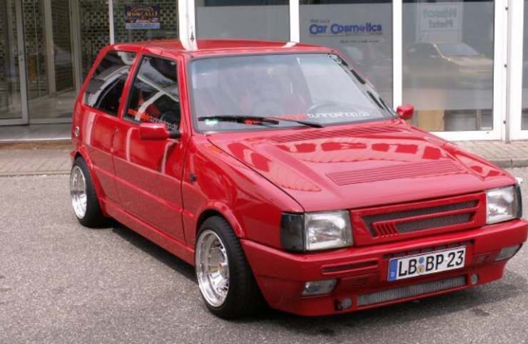 Fiat Uno Turbo, l'auto di Vasco Rossi