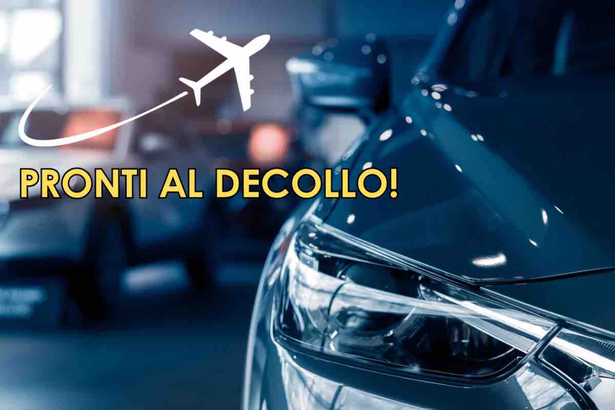 Aereo decollo auto