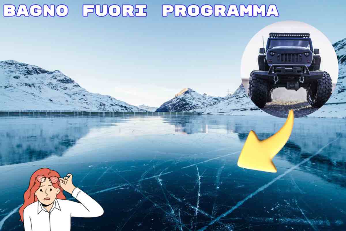 Fuoristrada in acqua 