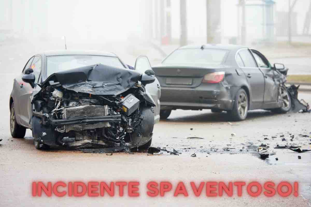 BMW incidente auto