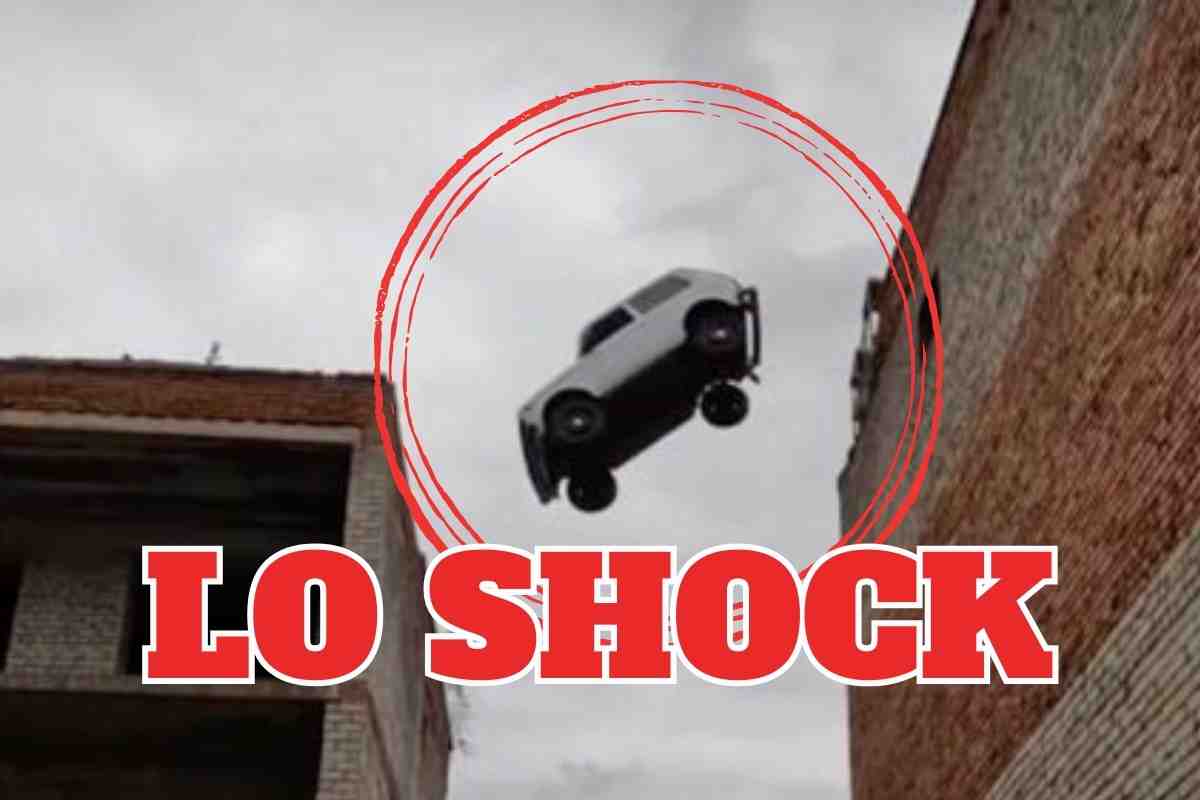 Shock. salto dal tetto