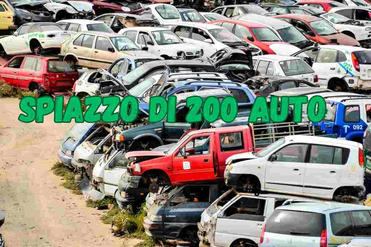 Come ci sono finite duecento auto?
