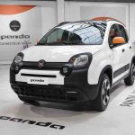 Fiat Panda bianca e nera
