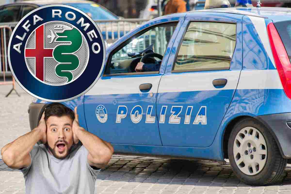 alfa romeo giulia polizia