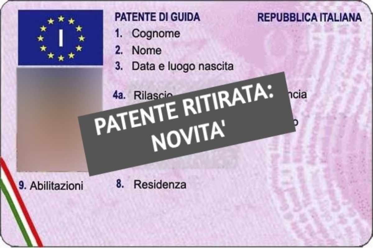 Patente sospesa se fai questa cosa