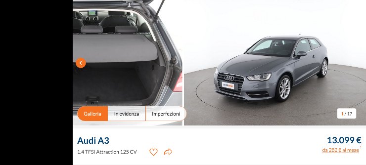 Audi A3 super sconto