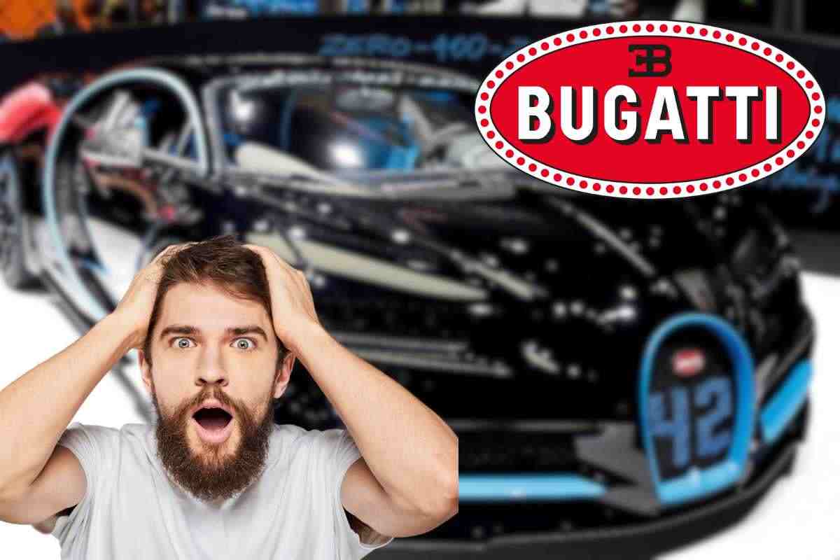 Bugatti da 3 milioni di euro va in panne in pieno centro