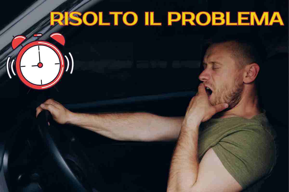Colpo di sonno alla guida soluzione