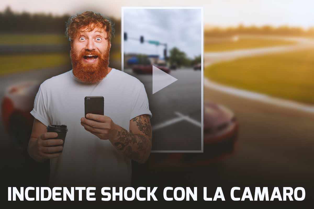 incidente auto camaro video instagram