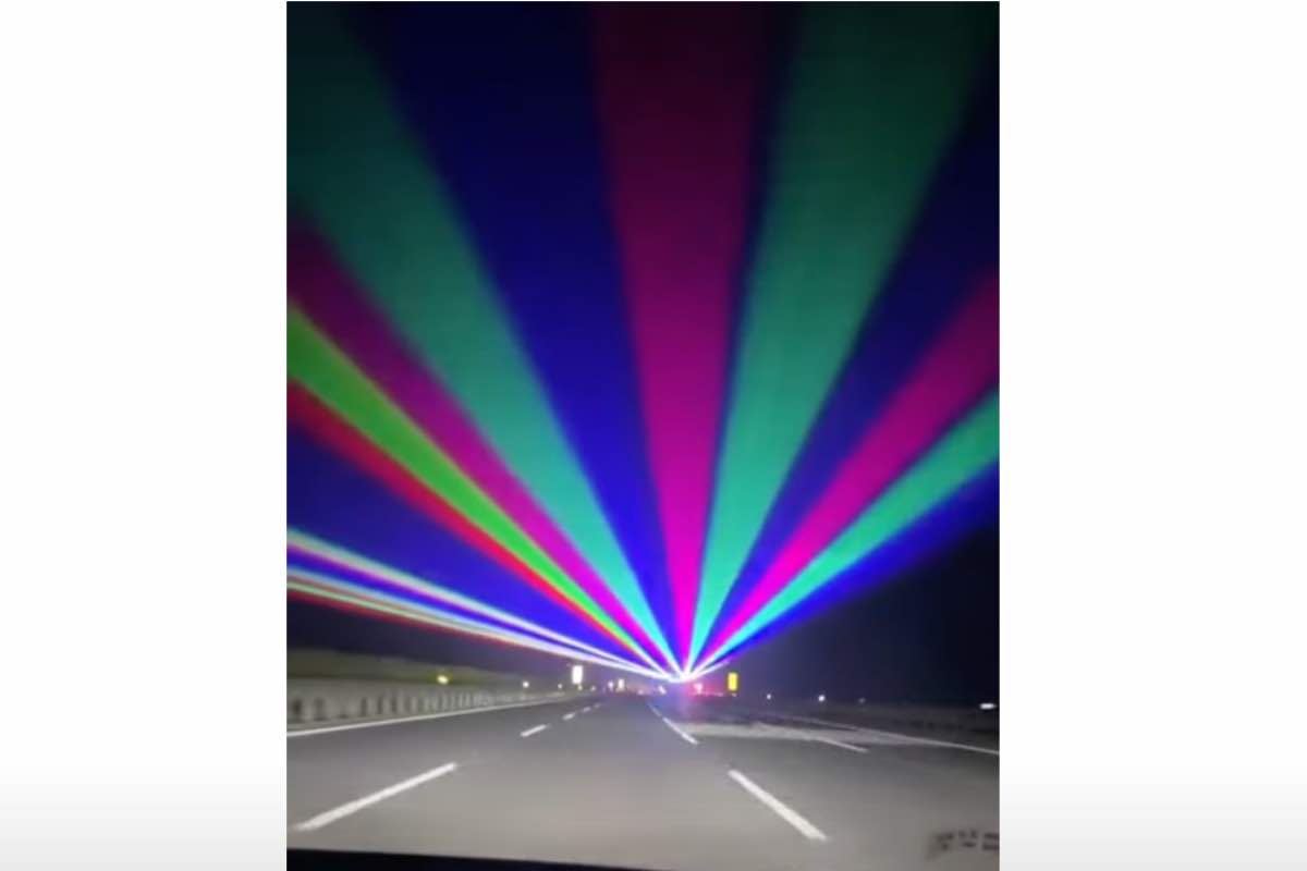 Luci in autostrada colpi di sonno