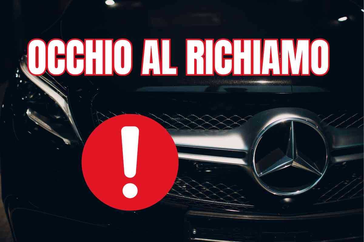 mercedes sl roadster richiamo