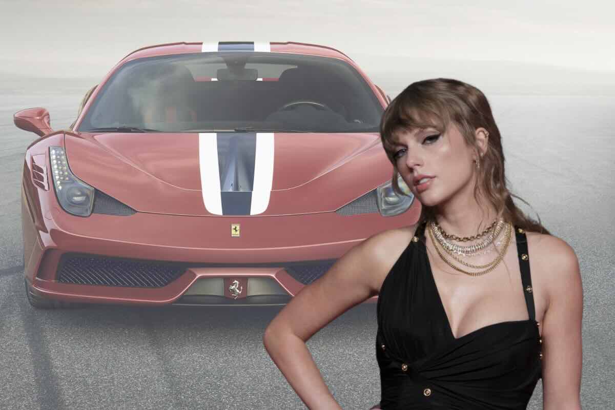 la collezione di auto di taylor swift