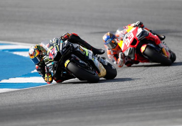 Bezzecchi contro Marquez MotoGP Valencia incidente