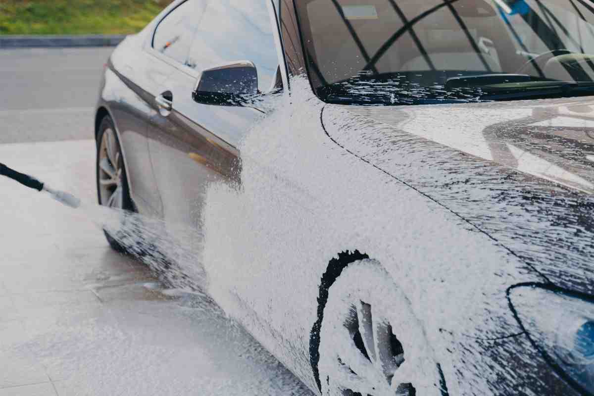 lavaggio auto in inverno