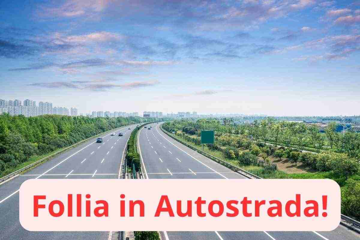 Follia in Autostrada siracusa-gela polizia