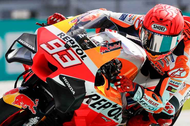 Marc Marquez fuori dalla Honda