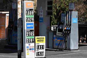 Aumento del prezzo sul carburante
