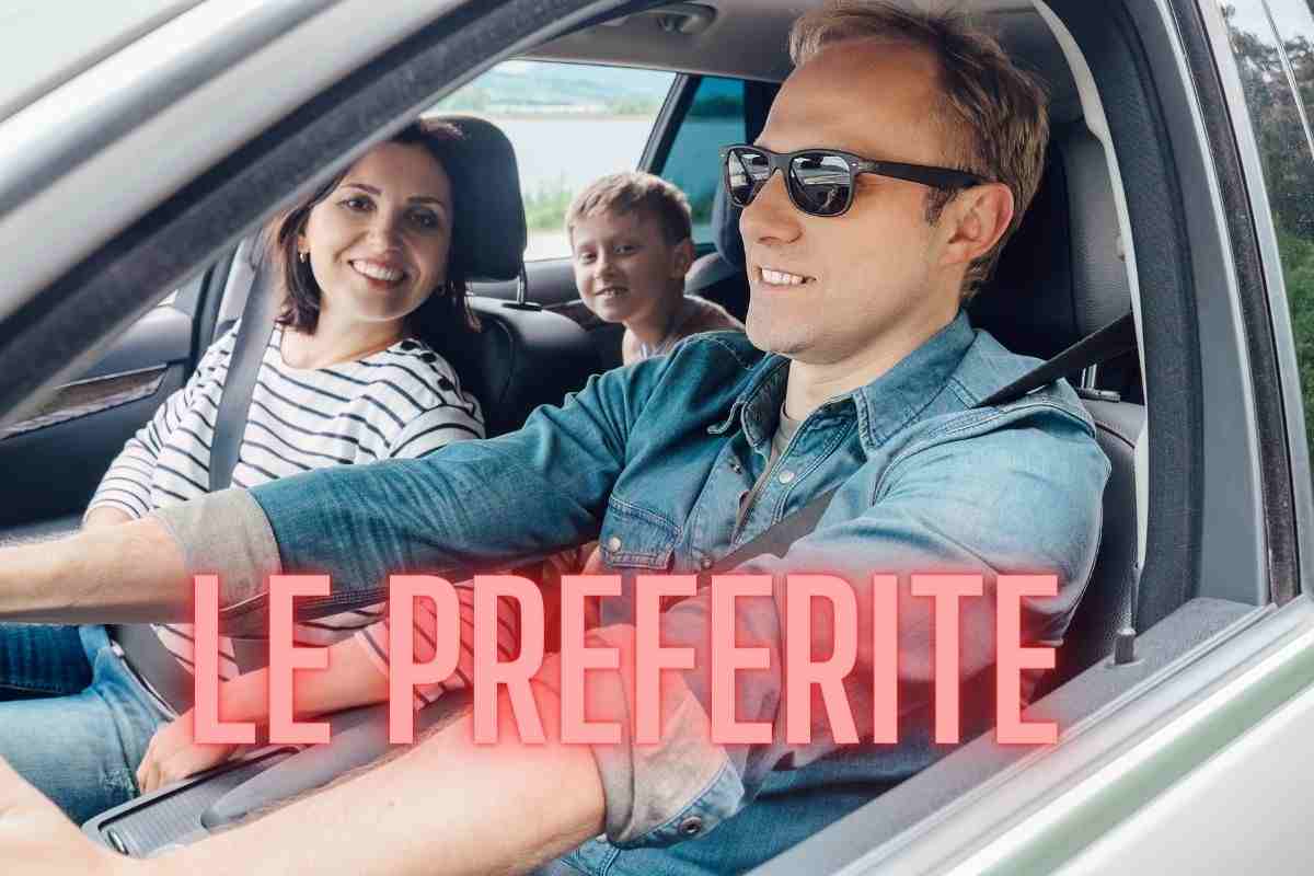 Auto usate famiglie costi preferite