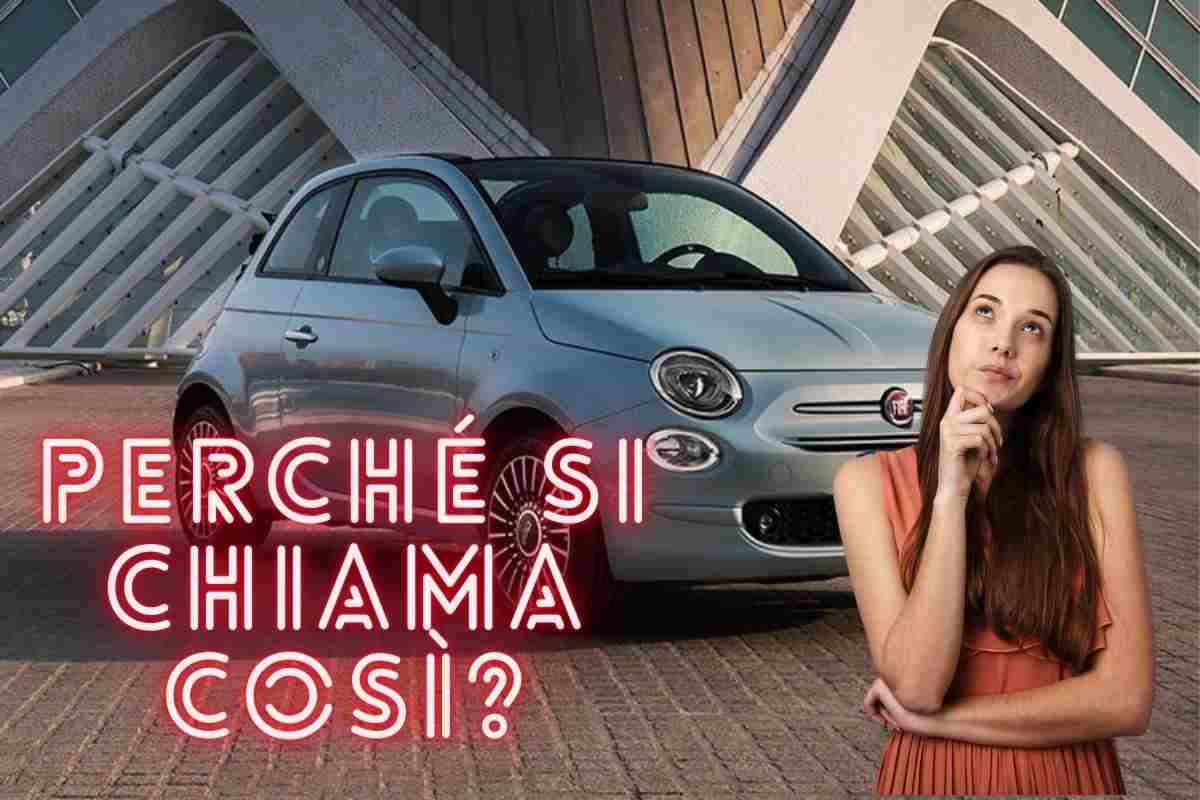 FIAT 500 nome origine perché cilindrata