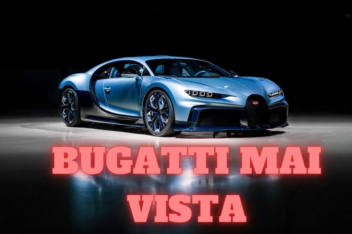 bugatti fatta di porcellana