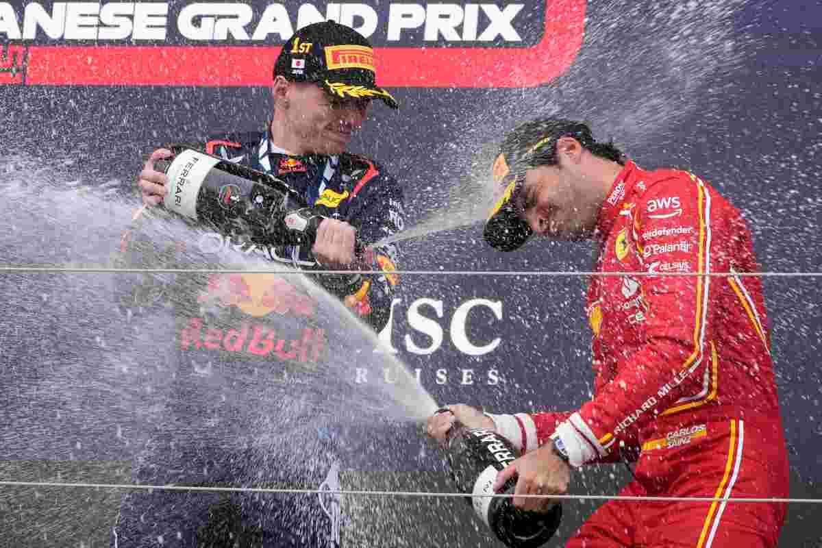 verstappen commento su sainz hamilton ferrari