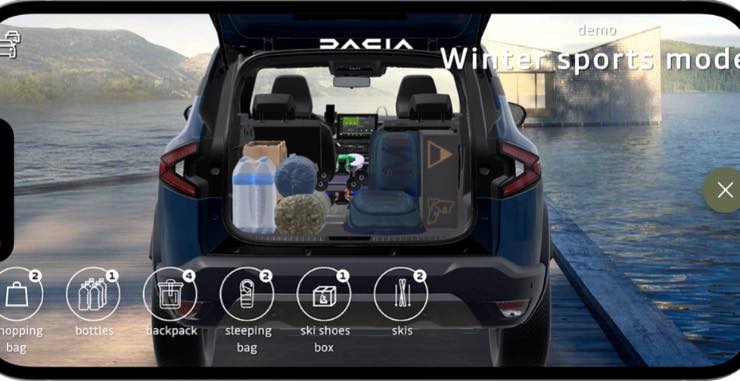 App Dacia rivoluziona il carico dei bagagli