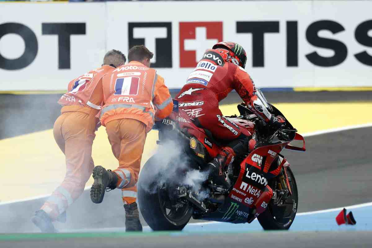 Ducati, è allarme Bagnaia