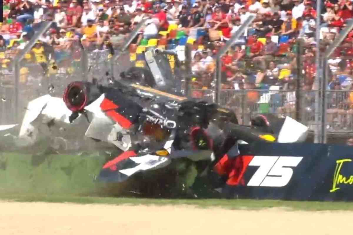 Indicente Red Bull Imola
