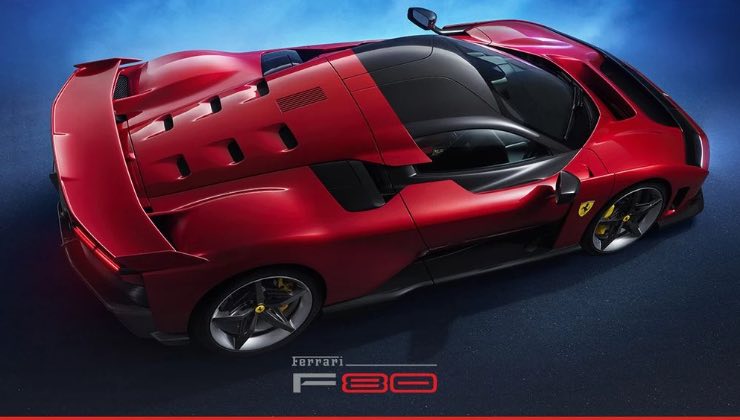 Ferrari F80 motore pazzesco