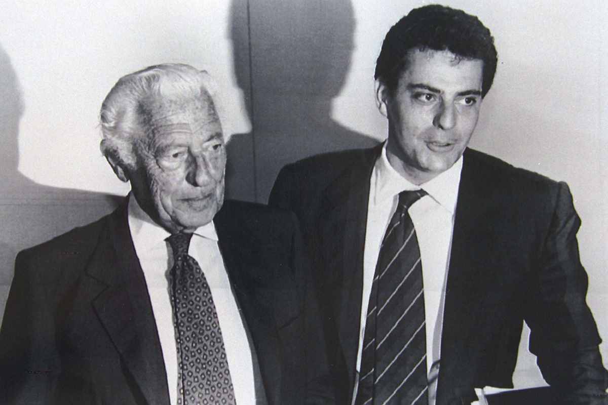 Gianni e Giovannino Agnelli insieme