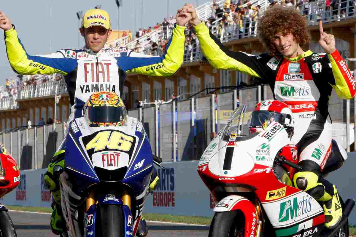 Valentino Rossi su Simoncelli