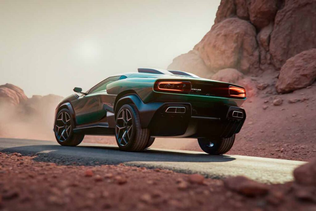 Mix folle tra una Lamborghini e una Mustang con il fisico di una Land Rover: la prima supercar che è anche fuoristrada fa discutere (FOTO)