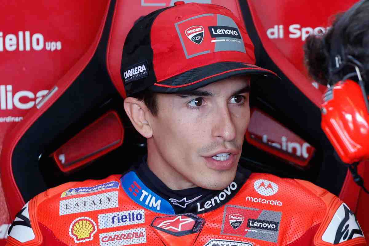 Marc Marquez dopo i test di Aragon