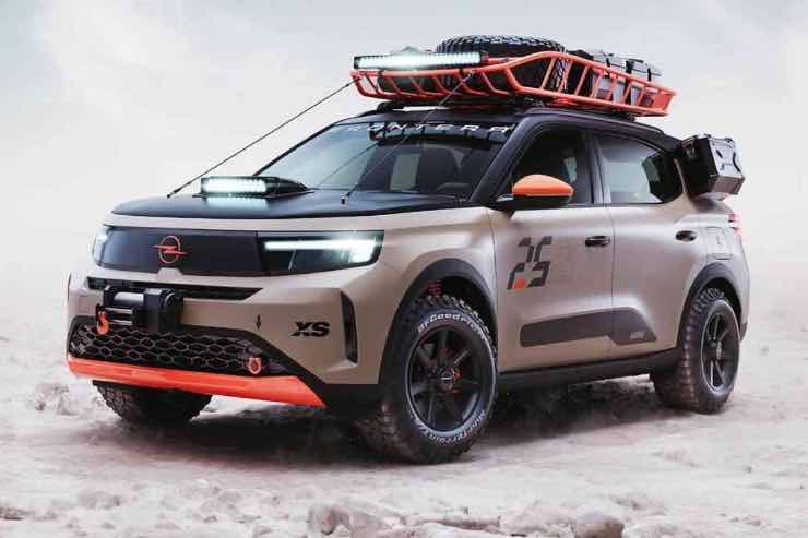 Opel Frontera Gravel pronta per l'offroad