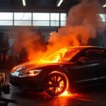 Brutta tegola per il colosso dell'automotive: incendio divampato nello stabilimento