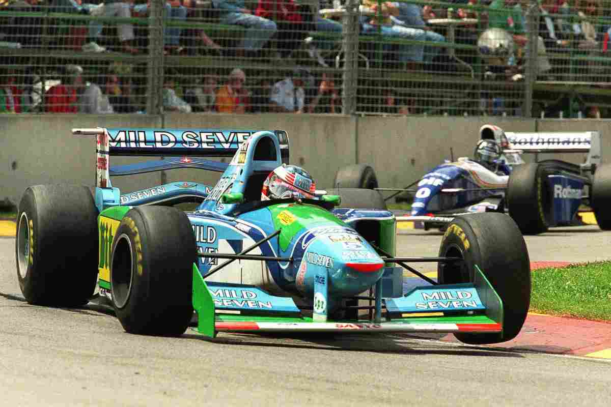Benetton F1 grave declino