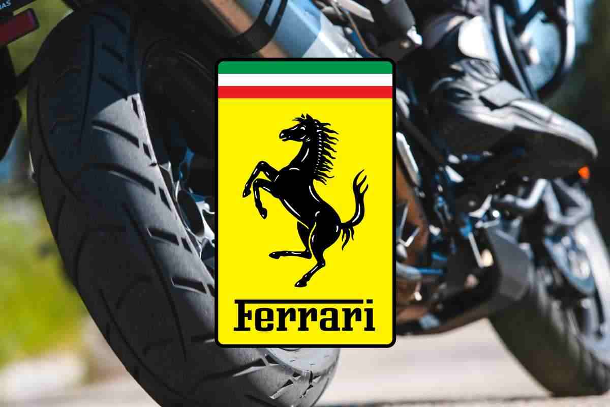 Il render della moto con motore Ferrari