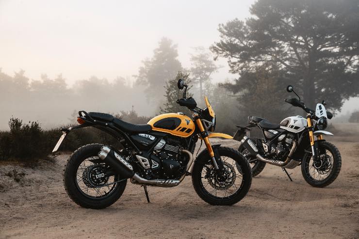 Triumph Scrambler 400 XC da 7.245 euro