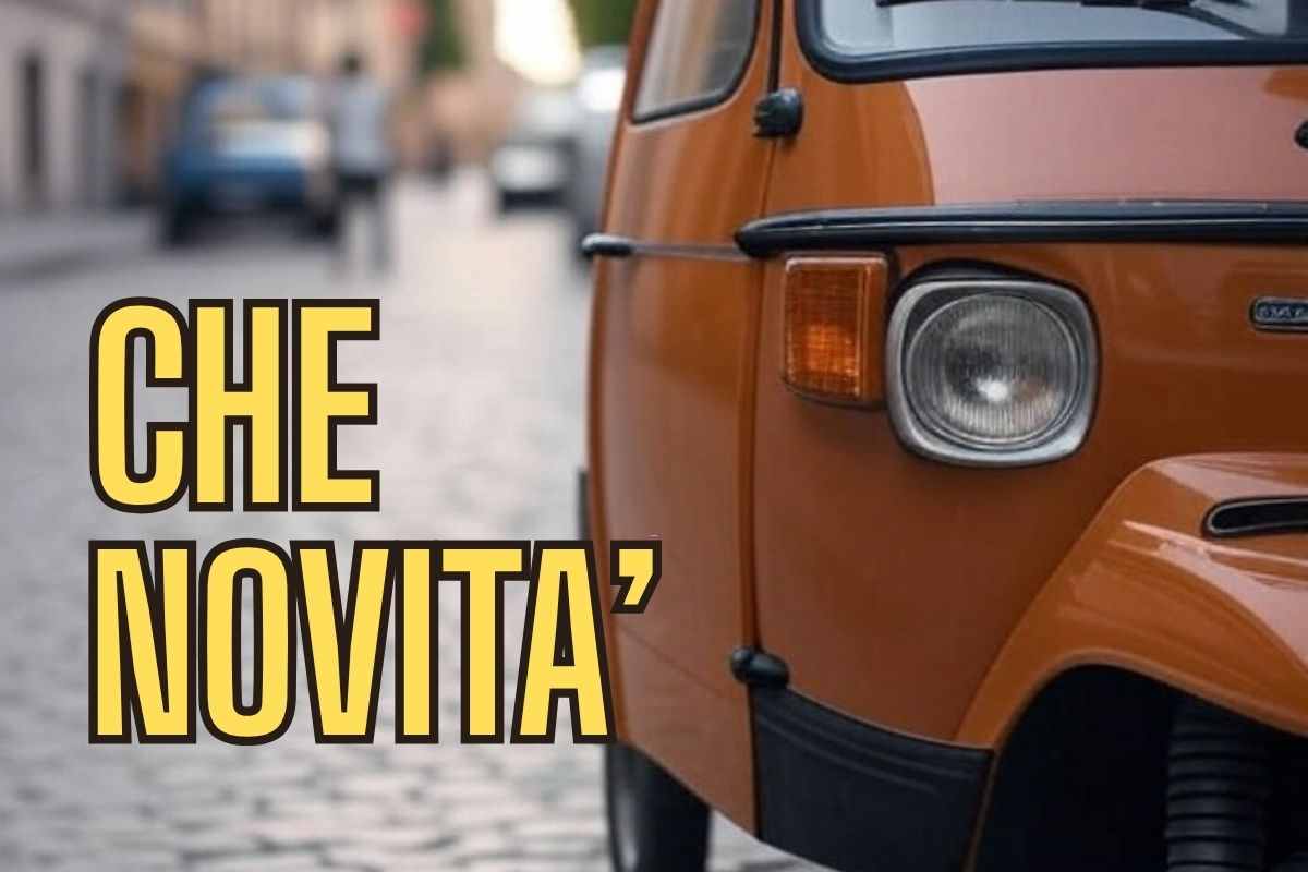 L'Ape Piaggio si trasforma e cambia "superficie": mai vista una roba così (VIDEO)