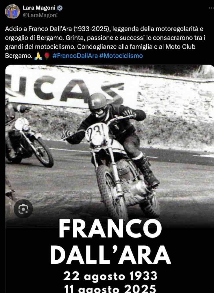 Franco Dall'Ara ci ha lasciati