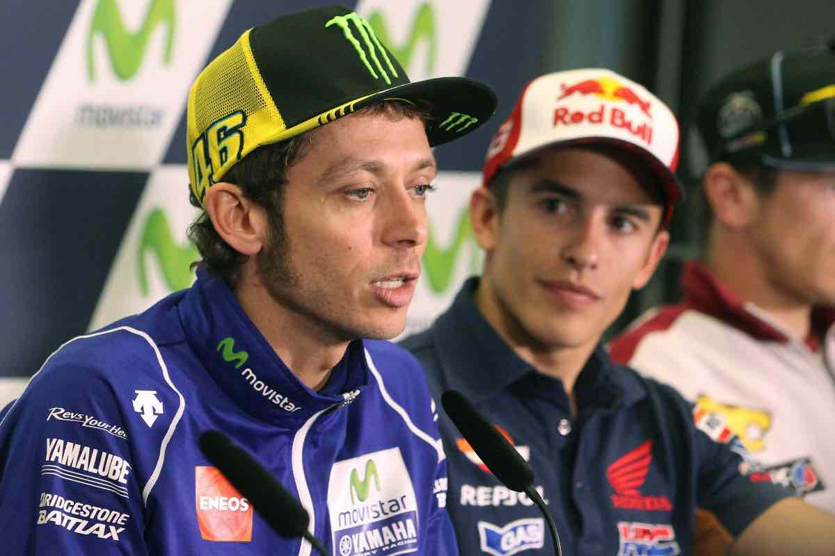 Valentino Rossi e Marc Marquez ennesima polemica