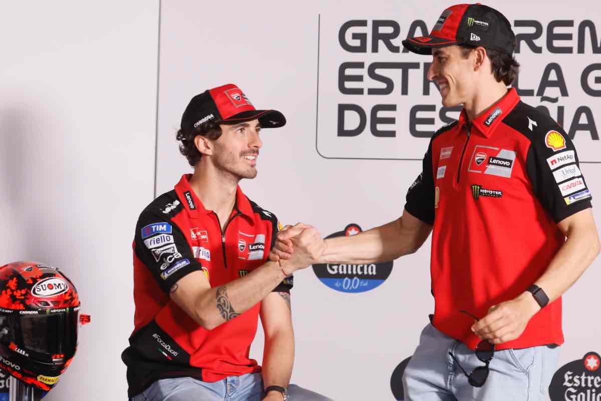 Bagnaia e Marquez faccia a faccia
